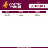 Metrix Premium 4 PC  Stabilizer Bar Link and Sway Bar Bushing Kit 96135MT OEM fit